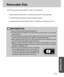 Page 117117
SOFTWARE
Removable Disk
To use this camera as a Removable Disk, install (p.110) the USB Driver.
1. Before turning the camera power on, connect the camera to the PC with the USB cable.
2. Click [Removable Disk] under [My computer] or [Windows Explorer].
3. Image files stored in the Removable Disk (DCIM 
100SSCAM) can be transferred to the PC.
INFORMATION
Important information whilst using the Removable Disk
The [Removable Disk] indicator will not show when the camera power is off or the USB
cable is...