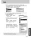 Page 125125
SOFTWARE
FA Q
1) When the movie clip plays back, only the sound plays back without the image. 
It isnt compatible with the Mogen MJPEG Decoder. Uninstall the Mogen MJPEG Decoder
as following order. Click [Start
Run] and a window will open. 
Type regsvr32 /u m3jpgdec.ax and press the Enter key. 
Most problems will be solved with those remedies. If the movie clip doesnt play back continuously,
install the JPEGCODE provided with the camera again. 
For more information, visit the samsung...