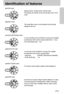 Page 1313
Identification of features
Aperture priority / Shutter priority / Manual mode
The Aperture and Shutter can be set manually in the A/ S/ M
mode.
A/S/M mode
This mode allows users to save frequently used shooting
settings for later use.
MySET mode
A voice recording can be recorded for as long as the available
recording time of the memory capacity allows.(Max : 1 hour)
Voice recording file type : *.wav
VOICE RECORDING mode
A movie clip can be recorded for as long as the available
recording time of the...