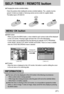 Page 3737
SELF-TIMER / REMOTE buttonMEMU button
- When you press the MENU button, a menu related to each camera mode will be displayed
on the LCD monitor. Pressing it again will return the LCD to the initial display.
- A menu option can be displayed when the following are selected. AUTO, PROGRAM,
A/S/M, MySET, MOVIE CLIP, NIGHT SCENE and SCENE. There is no menu available
when the VOICE RECORDING mode is selected.OK button
- When the menu is displayed on the LCD monitor, this button is used for shifting the...