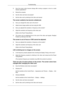 Page 131Q:
Have the screen colors become strange after running a program or due to \
a crash
between applications?
A: Reboot the computer.
Q: Has the video card been set properly?
A: Set the video card by referring to the video card manual.
The screen suddenly has become unbalanced.
Q: Have you changed the video card or the driver?
A: Adjust screen image position and size using the OSD.
Q: Have you adjusted the resolution or frequency to the monitor?
A:
Adjust the resolution and frequency at the video...