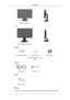 Page 15Monitor & HAS stand
 
Type 3 Monitor & Dual Hinge Stand
 
Manuals Quick Setup Guide Warranty Card
(Not available in all loca-tions) Users Guide
Cables  
D-Sub Cable Power Cord  
Others  
 
Cleaning Cloth     Note
Cleaning Cloth is only provided for highly polished black products as a \
product feature. Introduction 