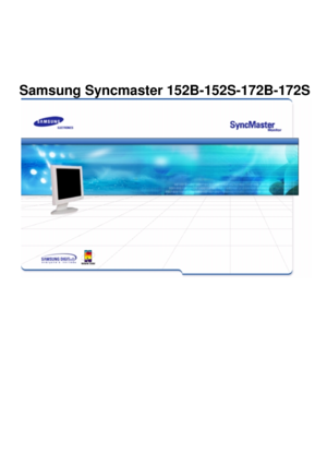 Page 1Samsung Syncmaster 152B-152S-172B-172S
 