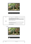 Page 24MenuDescription
AUTO  When the 
AUTO button is pressed, the Auto Adjustment screen appears 
as shown in the animated screen on the center. 
Auto adjustment allows the monitor to self-adjust to the incoming video 
signal. The values of fine, coarse and position are adjusted automatically.  
(Available in analog mode only) 
 
 
 
- If auto adjustment does not work properly, press AUTO button again to 
adjust picture with more accuracy. 
 
- If you change resolution in the control panel, auto function will...