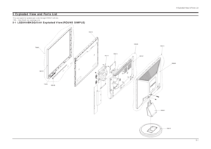 Page 385 Exploded View & Parts List
5-1
5 Exploded View and Parts List-You can search for updated part codes through ITSELF web site.
URL :  http://itself. sec. samsung.co.kr5-1 LS20HABKSQ/XAA Exploded View(ROUND SIMPLE)
T0003
T0022
M0145 M0112M0215
M0006
M0107 M0014
M0174M0013
M0006
M0003
M0013
 