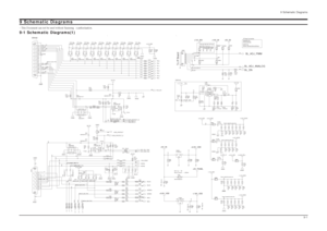 Page 549 Schematic Diagrams
9-1
9 Schematic Diagrams- This Document can not be used without Samsungs authorization.
Close to respective power pins
Close to respective power pins
DELETEMLCC
BD301,BD302,BD303,BD304 IP Board connection
203B onlyBEAD-SMD,60ohm
Mendell only
203B onlyBD305,BD306
DELETE
Close to respective power pins Close to respective power pins MLCC
Mendell ANION OPTION
To IP Board
MLCCMLCC
R139
1/10W
1
1/10WR1400ohm 0ohm 1/10WR1330ohm
TP15291/10W 100ohmR604
16V 100nFC610
FT601
1A
2B
+1.8V_VDD...