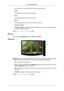 Page 34For working with a mixture of images such as texts and graphics.
• Game
For watching motion pictures such as a game.
• Sport
For watching motion pictures such as a sport.
• Movie
For watching motion pictures such as a DVD or Video CD.
• Dynamic Contrast
Dynamic Contrast  automatically detects the distribution of the visual signal and adjusts\
to create an optimum contrast.
MENU →   →   ,   →   →   ,   → MENU
 Color
(Not available in  MagicBright mode of Dynamic Contrast.)
MagicColor MagicColor is a new...