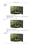 Page 37 Image
Coarse Removes noise such as vertical stripes.
Coarse adjustment may move the screen image area. You may relocate it to the c\
enter using
the horizontal control menu.
MENU → 
 ,   →   →   →   ,   → MENU
Fine Removes noise such as horizontal stripes.
If the noise persists even after Fine tuning, repeat it after adjusting the frequency (clock
speed).
MENU → 
 ,   →   →   ,   →   →   ,   → MENU
Sharpness Adjusting the Monitor 
