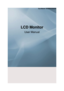 Page 1SyncMaster 2233BW/2233GW
LCD Monitor User Manual 