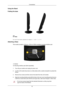 Page 16Using the Stand
Folding the base
 Note
.
Attaching a Base This monitor accepts a 100 mm x 100 mm VESA-compliant mounting interface\
 pad. A. Monitor
B. Mounting interface pad (Sold separately)
1. Turn off your monitor and unplug its power cord.
2. Lay the LCD monitor face-down on a flat surface with a cushion beneath i\
t to protect the
screen.
3. Remove four screws and then remove the stand from the LCD monitor.
4. Align the mounting interface pad with the holes in the rear cover mounti\
ng pad and...