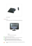 Page 18 
 
Monitor and Bottom   
 
 
 
Attaching a Base
This monitor accepts a 100 mm x 100 mm VESA-compliant mounting interface pad.
 
A. Monitor  
 
B. Mounting interface pad (Sold separately)  
 
Turn off your monitor and unplug its power cord.
Lay the LCD monitor face-down on a flat surface with a cushion beneath it to protect the 
screen.
Remove three screws and then remove the stand from the LCD monitor.
Align the mounting interface pad with the holes in the rear cover mounting Pad and 
secure it with...