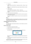 Page 121A: Windows XP:
Set the resolution 
in the Control Panel → Appearance and Themes  → Display → Screen
Saver.
Set the function in the BIOS-SETUP of the computer. (Refer to the Windows / Computer
Manual).
A: Windows ME/2000: Set the resolution at the Control Panel  → Display → Screen Saver.
Set the function in the BIOS-SETUP of the computer. (Refer to the Windows / Computer
Manual).
Q: How can I clean the outer case/LCD Panel?
A: Disconnect the power cord and then clean the monitor with a soft cloth, using...