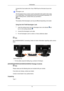 Page 14Connect the D-sub cable to the 15-pin, RGB IN port on the back of your mon-
itor.Kensington Lock
The Kensington lock is a device used to physically fix the system when using
it in a public place. (The locking device has to be purchased separately.) For
using a locking device, contact where you purchase it.
 Note
The location  of 

the Kensington Lock may be different depending on its model.
Using the Anti-Theft Kensington Lock
1. Insert the locking device into the Kensington slot on the Monitor  and
turn...