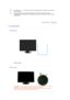 Page 20 
 
By turning part ( + , - ) in the direction shown in the figure below, the speaker turns on and the 
volume increases.
Connect the power line connected to the speaker to the black terminal of the monitor. 
This speaker is not connected to an external power source. It is connected to a monitor for the 
required power.
 
 
 Using the Stand
 
 
Sliding stand
   Stand Stopper
 
 
 Swivel stand
Using ( ),You can swivel the monitor left and ri ght at an angle of 350° to set the monitor 
lengthwise. The...