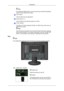 Page 12 Note
If  you 
select the digital mode, you must connect your monitor to the graphic
card's DVI port using the DVI cable.
AUTO button
Use this button for auto adjustment.
Power button [  ]
Use this button for turning the product on and off.
Power Indicator
This  light  is  lit  when  operating  normally,  and  blinks  once  when  your  ad-
justments are saved.  Note
See PowerSaver  described 

in the manual for further information regarding
power saving functions. For energy conservation, turn your...