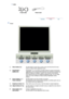 Page 9  
D-Sub Cable  Power Cord  
 
 
 
 
 
Front  
 
 
  1. Menu button [ ] 
 
Use this button to open the on-screen menu and exits from the menu 
screen or closes screen adjustment menu.  
2. MagicBright™  button [ ] 
 
 
 
 
MagicBright™ is a new feature prov iding optimum viewing environment 
depending on the contents of the im age you are watching. Currently four 
different modes are available: Custom, Text, Internet, and Entertain. 
Each mode has its own pre-configured brightness value. You can easily...