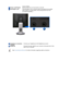 Page 22 
 
  
  
  
    of your monitor.
Power on/off SwitchUse this button for turn the monitor on and off.
Kensington LockThe Kensington lock is a device used to physically fix the system 
when using it in a public place. (The locking device has to be 
purchased separately. )
 
Headphone connection 
terminalConnect your headphone to the Headphone-out port. 
AUDIO INConnect the audio cable for your monitor to the audio port on the 
back of your computer. 
See Connecting the Monitor for further information...