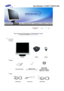 Page 12SyncMaster 510M/710M/910M
 
 
 
Please make sure the following items are included with your monitor. If any items are missing, contact your dealer. 
 
 
 
 
 Unpacking 
    Monitor 
 
  MonitorBottom Hanger 
 
 
    Manual  
 
 
Quick Setup Guide Warranty Card
 
(Not available in all locations) Users Guide, 
Monitor Driver, 
Natural Color software,  Ma
gicTune™ software 
 
 
     Cable
  
D-Sub Cable  Power Cord Audio Cable
 
 
 