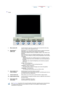 Page 13 
 
 
 
 
Front  
 
 1. Menu button [ ] 
Use this button for open the on-screen menu and exits from the menu 
screen or closes screen adjustment menu. 
2. MagicBright™  button [ ] 
MagicBright™ is a new feature providing optimum viewing environment 
depending on the contents of the image you are watching. 
Currently four different modes are available: Custom, Text, Internet, and 
Entertain. 
Each mode has its own pre-configured brightness value. You can easily 
select one of four settings by simply...