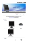 Page 14 
 
 
Please make sure the following items are included with your monitor. If any items are missing,  contact your dealer. 
Contact a local deale
rto buy optional items.
 
 
 
 
 Unpacking 
   
 Type (A)  
 
 
Monitor & Simple stand  Bottom
   
 Type (B)  
 
 
Monitor & Pivot stand
  
 
   
 Manual  
 
    
    
SyncMaster 713BM
 