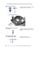 Page 16 
 
  
  
  
  
(The configuration at the back of the monitor may vary from product to product.) 
 
  
 
PC Connection Terminal   
  
Computer Connection Terminal (15 Pin D-SUB) 
Computer Connection Terminal (DVI) 
 
  
How to disconnect cables 
  
 
 
   
DC Power Connection Terminal  
(DC 14V) 
 
  
This product may be used with 90 ~ 264VAC.  
(Voltage is automatically adjusted by the power 
adapter.) 
 
Audio Connection Terminal  
(Multimedia Model / Option) 
 
  
Audio Connection Terminal 
 
See...