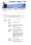 Page 55  
Model 
 
 Check List
Before calling for ass istanc e, che ck the  informatio n in th is  se ction to s ee  
if y ou can remedy  an y p rob lems you rself. If you do need ass is tan ce, pleas e c all the   phone number o n 
the Info rmation  se ction or co nta ct you r dealer . 
Symp tom Ch eck List Solu tions
No  images on th e 
screen.  
I canno t tu rn on 
the monito r. Is th e p ow er cor d 
connec ted  
prop erly?
Ch eck th e p ower cord conne ction and su pply.
Ca n y ou  see 
Che ck Sig nal 
Ca...