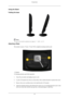 Page 15Using the Stand
Folding the base
 
Attaching a Base This monitor accepts a 75 mm x 75 mm VESA-compliant mounting interface p\
ad. A. Monitor
B. Mounting interface pad (Sold separately)
1. Turn off your monitor and unplug its power cord.
2. Lay the LCD monitor face-down on a flat surface with a cushion beneath i\
t to protect the screen.
3. Remove four screws and then remove the stand from the LCD monitor.
4. Align the mounting interface pad with the holes in the rear cover mounti\
ng pad and secure it...