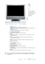 Page 13 
 
  
2. PIP 
3. MENU 
4. 
5. 
6. 
7. [   ] Power button  
8. Remote control sensor
9. Power indicator
10. Speaker 
 
  1.
 SOURCE  
Press the  SOURCE button to change the i nput signal source.  
Changing the source is allowed  only in external devices that are connected to the monitor 
at the time.  
To switch Screen modes:  
[PC]  → [DVI]  → [TV]  → [Ext.]  → [AV]  → [S-Video]  → [Component]  
>>Click here to see an animation clip 
2.  PIP - Available in PC/DVI Mode  
In PC mode, turns on Video or  TV...