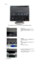 Page 14 
 Rear 
 (The configuration at the back of the  monitor may vary from product to product.)   
  
1. POWER  
 
 
 
!Power terminal 
Connect the power cord for your monitor to the 
POWER on the back of the monitor. 
This product may be used with 100 ~ 240VAC(+/- 
10%).  
 
 
2. DVI/PC IN   
 
 
 
1. DVI(HDCP)   
: Connect the DVI cable to the  DVI(HDCP) port on 
the back of your monitor. 
 
2. RGB  
: Connect the signal cable to the  RGB port on the 
back of your monitor.  
 
3. AUDIO  
: PC sound...