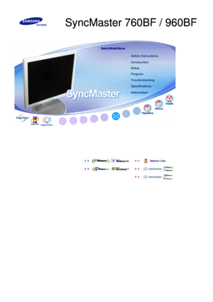 Page 1  
  
  
  
  
  
  
  
  
  
  
  
  
   
     
  
  
  
     
     
           
  
  
 
     
SyncMaster 760BF / 960BF
  
  
  
  
  
  
  
  
  
  
  
  
  
  
 
     
 