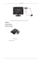 Page 121. Connect the microphone cable to the MIC port on the monitor.
{ 963UW}
Using the Stand
Monitor Assembly
Simple Stand
Monitor and Bottom
Connections
 