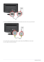 Page 182-5Installing the Product
2. Connect the [HDMI/PC/DVI-D AUDIO IN] port on the rear side of the monitor to the sound card of the PC.
3. To use the monitor, connect the power cable to a power outlet and the [POWER] port on the monitor.
(The input voltage is switched automatically.)
 