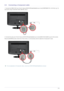 Page 23Installing the Product2-9
2-9 Connecting a Component cable 
1. Connect the VIDEO OUT port of the AV device (DVD/VCR/Cable/Satellite box) to the [COMPONENT IN / AV IN (PR, PB, Y)] 
input ports using a component video cable [P
R, PB,Y].
2. Connect the audio port of the AV device (DVD/VCR/Cable/S atellite box) to the [AUDIO IN (R-AUDIO-L)] port of the monitor.
Press the [SOURCE] button at  the front of the monitor or on the remote  control to select the  mode.
 For an explanation of Component video, consul...