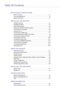 Page 2Table Of Contents
MAJOR SAFETY PRECAUTIONS
Before You Start  . . . . . . . . . . . . . . . . . . . . . . . . . . . . . . . . . . . . . . . . . . .  1-1
Care and Maintenance    . . . . . . . . . . . . . . . . . . . . . . . . . . . . . . . . . . . . .  1-2
Safety Precautions  . . . . . . . . . . . . . . . . . . . . . . . . . . . . . . . . . . . . . . . . .  1-3
INSTALLING THE PRODUCT
Package Contents   . . . . . . . . . . . . . . . . .  . . . . . . . . . . . . . . . . . . . . . . . .  2-1
Installing the...