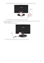 Page 16Installing the Product2-3
• Connect the [HDMI IN] port of the product to the [DVI] port on your PC using the HDMI to DVI cable.
 The [HDMI IN] terminal is supplied for the HDMI-dedicated models only. 
2.Connect one end of the power cord to the [POWER] port of the product and connect the other end of the power cord to the 
220V or 110V wall outlet.
(The input voltage is switched automatically.)
 When the product is connected to a PC, you can turn the product on and use it. 
 