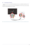 Page 23Installing the Product2-9
2-9 Connecting AV Devices
1.Connect the port of the AV device (DVD/VCR/Cable/Satellite box/Camcorder) to  the [AUDIO IN (R-AUDIO-L)] port of the 
product.
2. Connect the video output terminal of th e AV device and the [COMPONENT IN / AV IN] of the product using a video cable.
3. Select  using the [SOURCE] button on the remote.
 The audio-video cables shown here are usually included with a  Camcorder. (If not, check your local electronics store.) 
 