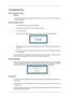 Page 29Troubleshooting
Self-Test Feature Check
 Note
Your  monitor 
provides  a  self  test  feature  that  allows  you  to  check  whether  your  monitor  is
functioning properly.
Self-Test Feature Check 1. Turn off both your computer and the monitor.
2. Unplug the video cable from the back of the computer.
3. Turn on the monitor.If the monitor is functioning properly, you will see a box in the illustration below.
This 
 box appears during normal operation if the video cable becomes disconnected or
damaged.
4....