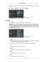 Page 33The larger the number, the clearer the screen. The smaller the number, t\
he less clear the
screen.
( Not available in 
MagicColor mode of Full and Intelligent. ) MENU 
→   →   ,   →   →
 ,   → MENU
MagicBright Push the   button to circle through available preconfigured modes.
MagicBright is a new feature providing optimum viewing environment depending on the\
contents of the image you are watching. Currently seven different modes \
are available:  Cus-
tom,  Text,  Internet,  Game, Sport, Movie and...