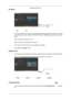 Page 43AV Mode
MENU →   ,   →   →   ,   →
 →   ,   → MENU
• Off •On
This function allows the screen to be displayed at the optimal quality i\
n accordance with the
size of the screen when a 480P, 576P, 720P, 1080i, or 1080P video signal\
 is input in DVI
mode.
Set to Off when connected to a PC. 
Set to On when connected to an AV device.
If not set to On, the screen may not be displayed normally.
(Unavailable in  Analog mode)
Display Time The menu will be automatically turned off if no adjustments are made for\...