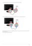 Page 19Installing the Product2-5
• Connect the [DVI-D IN] port of the product to the DVI port of the PC with the DVI cable.
2. Connect the [HDMI/PC/DVI-D AUDIO IN] port on the rear side of the monitor to the sound card of the PC.
3. Connect one end of the power cord to the [ POWER ] port of the product and connect the other end of the power cord to the 
110V or 220V wall outlet.
(The input voltage is switched automatically.)
 