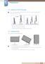 Page 2626
Preparations
1
1 Preparations
1.3.2 Adjusting the Product Tilt and Height
 The color and shape of parts may differ from what is shown. Specifications are subject to change 
without notice to improve quality.
To adjust the height, remove the fixing pin.
The monitor tilt and height can be adjusted.
Hold the top center of the product and adjust the height carefully. 
1.3.3 Rotating the Monitor
You can rotate your monitor as shown below.
 Be sure to fully extend the stand before rotating the monitor....