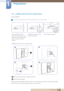 Page 2727
Preparations
1
1 Preparations
1.3.4 Installing a Wall-mount Kit or Desktop Stand
Before Installation
 Power the product off and remove the power cable from the power socket. 
Align the grooves and tightly fasten the screws on the bracket on the product with the corresponding 
parts on the wall-mount kit or desktop stand you want to attach.
Place a protective cloth or 
cushion on a flat surface. Next, 
place the product with the face 
down on top of the cloth or 
cushion. Unfasten the screw from the...