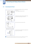 Page 4040
Connecting and Using a Source Device
2
2 Connecting and Using a Source Device
2.5 Connecting the Power
 When using the adapter without fixing it to the back of the monitor, the adapter jack can easily get 
disconnected or the cable may break. Be sure to securely fix the adapter in the groo\
ve.
 
Put the DC power adapter in the groove, with the switch 
facing upward.
- Push the adapter until you hear a “click.”
Connect the power cable to the DC power adapter. Next, 
connect the DC power adapter to the...