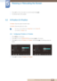 Page 5555
Resizing or Relocating the Screen
5
5 Resizing or Relocating the Screen
4Press [ ] to move to the option you want and press the [ ].
5The selected option will be applied.
5.2 H-Position & V-Position
H-Position: Move the screen to the left or right.
V-Position: Move the screen up or down.
 This menu is only available when  Image Size is set to Screen Fit .
Only available in Analog mode. 
5.2.1 Configuring H-Position or V-Position
1Press [ ] on the product.
2Press [ ] to move to  SIZE&POSITION and...