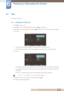 Page 48486 Resizing or Relocating the Screen
6 
Resizing or Relocating the Screen
6.1 Size
Change the picture size.
6.1.1 Changing the Image Size
1Press [ ] on the product.
2Press [ ] to move to SIZE&POSITION and press [ ] on the product.
3Press [ ] to move to  Image Size and press [ ] on the product. The following screen will appear.
In  PC mode
zAuto : Display the picture according to the aspect ratio of the input source.
zWide : Display the picture in full screen regardless of the aspect ratio of the input...