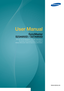 Page 1User Manual
SyncMaster
S23A950D / S27A950D
The color and the appearance may differ depending on
the product, and the speci fications are subject to
change without prior notice to improve the performance.
BN46-00035A-09
 