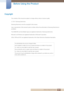 Page 22 Before Using the Product
 
Before Using the Product
Copyright
The contents of this manual are subject to change without notice to improve quality. 2011 Samsung Electronics
Samsung Electronics owns the copyright for this manual.
Use or reproduction of this manual in  parts or entirety without the authorization of Samsung Electronics is 
prohibited.
The SAMSUNG and SyncMaster logos are registered trademarks of Samsung Electronics.
Microsoft, and Windows are registered trademarks of Microsoft...