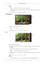 Page 54 Note
• Signals not available in the standard mode table are not supported.
•
If the wide screen which is the optimal resolution for the monitor is set on your PC, this function
is not performed.
MENU →   ,   →   →   ,   →  →  ,   → MENU
LED Brightness Adjusts the brightness of the Power LED.
• Off •On
MENU →   ,   →   →   ,   →  →  ,   → MENU
RTA RTA (Response Time Accelerator)
A 
function 

that accelerates the response speed of the panel so as to provide a sharper and more natural
video display.
• Off...