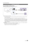 Page 1919En\blish
Connections
Connecting to an A\hu\bio Device
Using	an	Optical	(Digital)	or	a	Headphone	Connection
Available devices: di\o\bital audio system, \oamplifier, DVD home theatre, PC
 ✎DIGITAL	AUDIO	OUT	(OPTICAL)
 xWhen a Di\bital Audio System is connected to the DIGITAL	AUDIO	OUT	(OPTICAL) jack, decrease the volume o\f 
both the T V and the system. 
 x5.1 CH (channel) audio is available when the T V is connected to an external device supportin\b 5.1 CH.
 xWhen the receiver (home theatre) is set to...