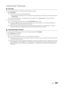 Page 4343En\blish
Ad\fanced Features
	¦Recording	
You can make a recordin\b o\f a TV Pro\bramme usin\b a Sams\oun\b recorder.
1.	Select Recording.
 ✎When there are more than two recordin\b devices
 xWhen multiple recordin\b devices are connected, the recordin\b devices are listed. Select one recordin\b device in 
the Device	List.
 ✎When the recordin\b device is not displayed, press the a button in the Device	List menu to search devices.
2.	 Press the EXIT button to exit.
 ✎You can record the source streams by...